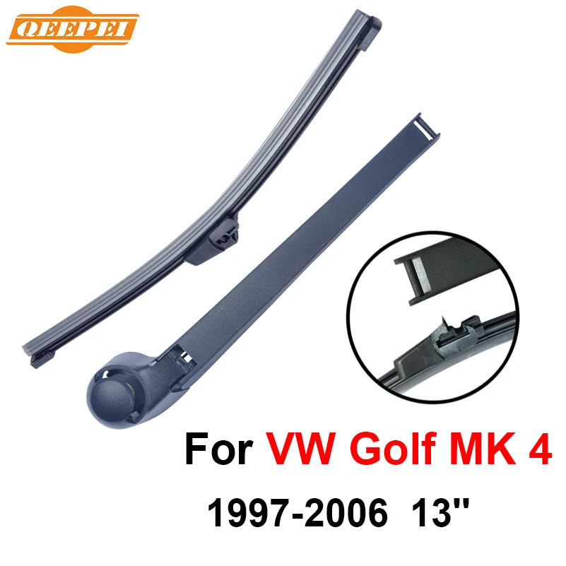 QEEPEI Rear Wiper Blade and Arm For VW Golf MK 4 1997-2006 13'' 3/5 door Hatchback High Quality Iso9000 Natural Rubber RVW17-4A
QEEPEI Rear Wiper Blade and Arm For VW Golf MK 4 1997-2006 13'' 3/5 door Hatchback High Quality Iso9000 Natural Rubber RVW17-4A