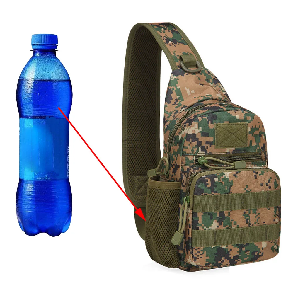 Outdoor Tactical Hiking Bag Military Army Shoudler Bag Water Molle camping Bags Chest Body Sling Single Shoulder Backpack
Outdoor Tactical Hiking Bag Military Army Shoudler Bag Water Molle camping Bags Chest Body Sling Single Shoulder Backpack