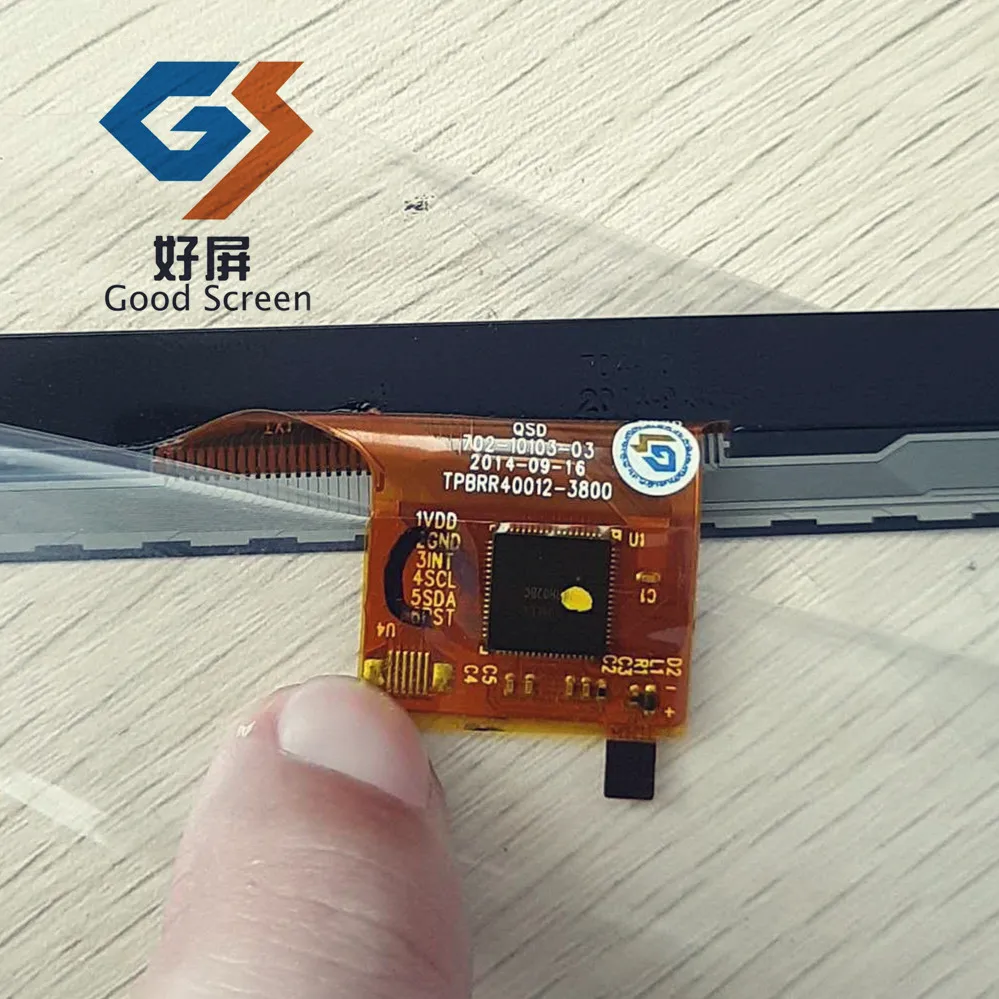 10.1 inch P/N QSD 702-10103-03 2014-09-16 Capacitive touch screen panel repair replacement
10.1 inch P/N QSD 702-10103-03 2014-09-16 Capacitive touch screen panel repair replacement