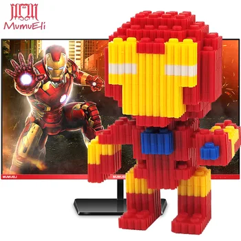 MUMUELI Marvel The Avengers Iron Man 1000-1500 Pieces DIY Anime Figure 3D Model Kit Blocks for Jigsaw Kids Building Toys KL-GTX
MUMUELI Marvel The Avengers Iron Man 1000-1500 Pieces DIY Anime Figure 3D Model Kit Blocks for Jigsaw Kids Building Toys KL-GTX