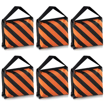 Neewer 6 Black Orange Sandbag Photography Studio Video Stage Film Sandbag Saddlebag for Light Stands Boom Arms Tripods 
Neewer 6 Black Orange Sandbag Photography Studio Video Stage Film Sandbag Saddlebag for Light Stands Boom Arms Tripods