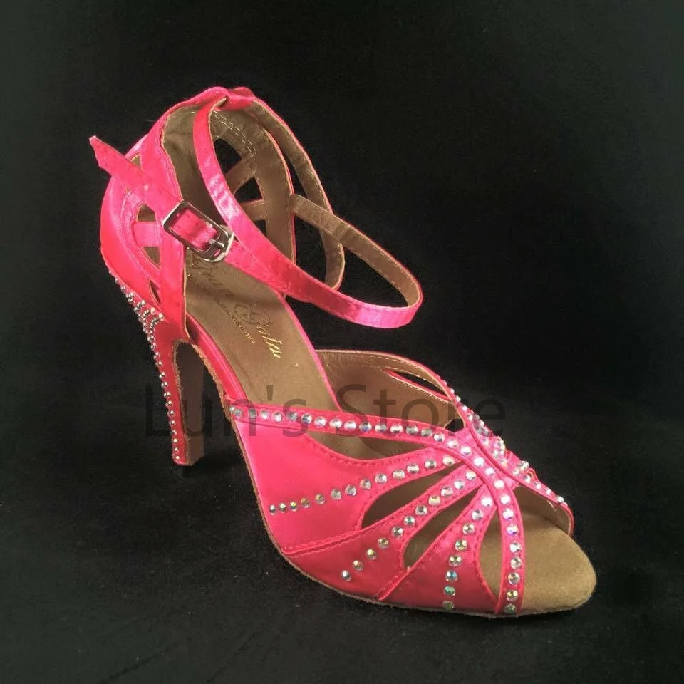 New Ladies Pink Satin Rhinestone Latin Ballroom Dance Shoes Salsa Dance Shoes Tango Bachata Dance Shoes ALL SIZE
New Ladies Pink Satin Rhinestone Latin Ballroom Dance Shoes Salsa Dance Shoes Tango Bachata Dance Shoes ALL SIZE