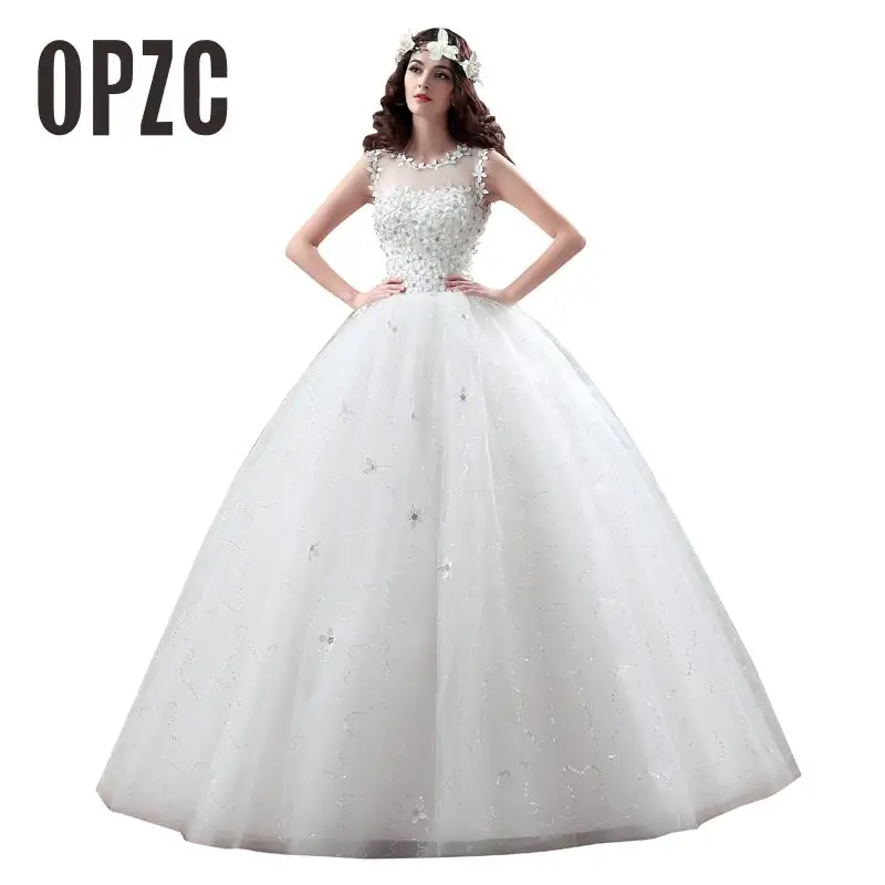 Custom Made Princess Fashionable Laciness Ball Gown Wedding Dress 2016 Romantic Plus Size Bridal Gowns Lace Up vestido de noiva
Custom Made Princess Fashionable Laciness Ball Gown Wedding Dress 2016 Romantic Plus Size Bridal Gowns Lace Up vestido de noiva