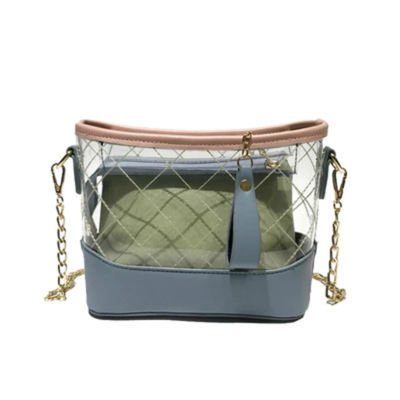 2018 NEW multi-function composite Zipper opening shoulder bag fashion chain Women's transparent package shoulder cross body bag
2018 NEW multi-function composite Zipper opening shoulder bag fashion chain Women's transparent package shoulder cross body bag