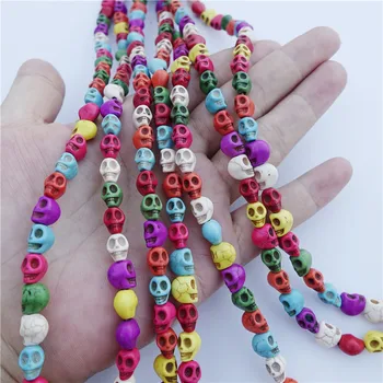 DIY Jewelry Findings 7*8mm Colorful Nature Stone Beads 3D Skull Wholesale Accessories 1000 pieces / lot Mixing
DIY Jewelry Findings 7*8mm Colorful Nature Stone Beads 3D Skull Wholesale Accessories 1000 pieces / lot Mixing