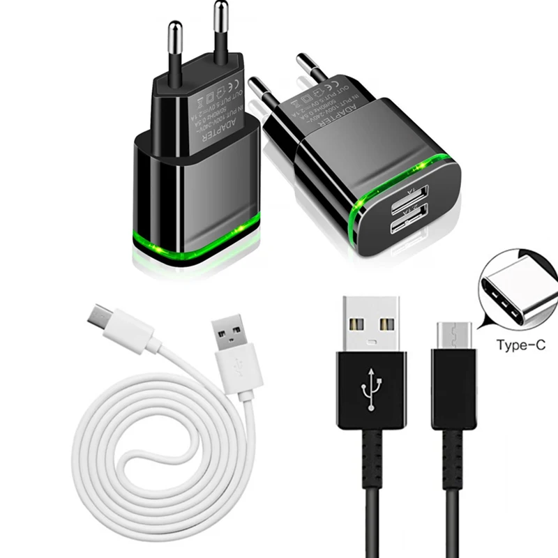 Type C & Micro USB Cable For Huawei P20 Lite P30 Pro P10 P9 Plus P8 Lite 2017 2USB Fast Travel Charger for P Smart Plus 2019
Type C & Micro USB Cable For Huawei P20 Lite P30 Pro P10 P9 Plus P8 Lite 2017 2USB Fast Travel Charger for P Smart Plus 2019