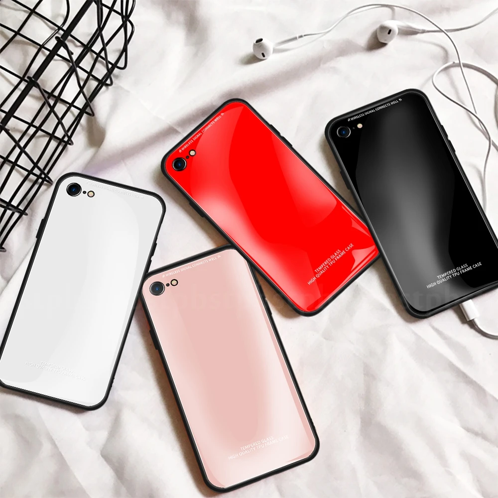 For iPhone X 10 XS XR 7 8 Colorful Phone Case Full Tempered Glass Case for iPhone 7 8 6 6S Plus XS Max XR Protective Glass Cover
For iPhone X 10 XS XR 7 8 Colorful Phone Case Full Tempered Glass Case for iPhone 7 8 6 6S Plus XS Max XR Protective Glass Cover