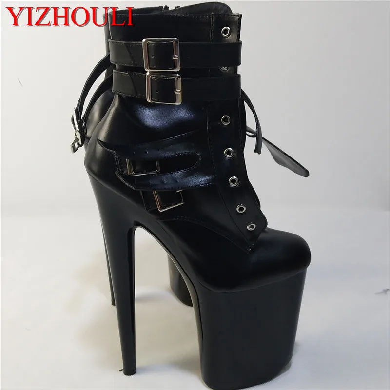 women motorcycle boots fashion short boots buckle ankle boots 20cm high heels Platform shoes classic strappy winter boots black
women motorcycle boots fashion short boots buckle ankle boots 20cm high heels Platform shoes classic strappy winter boots black