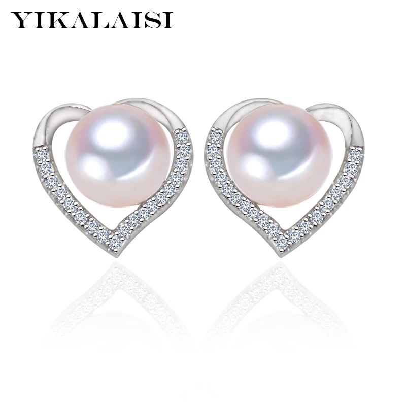 YIKALAISI 925 Sterling Silver Natural Freshwater Love Pearl Stud Earrings Fashion Jewelry For Office Women 8-9mm Pearl 5 Colour
YIKALAISI 925 Sterling Silver Natural Freshwater Love Pearl Stud Earrings Fashion Jewelry For Office Women 8-9mm Pearl 5 Colour