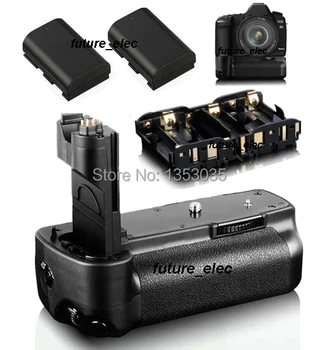 

Battery Hand Grip Holder Hold Pack Vertical Shutter For Canon EOS 5D Mark II 2 5DII 5D2 DSLR Camera replace of BG-E6 + 2 x LP-E6