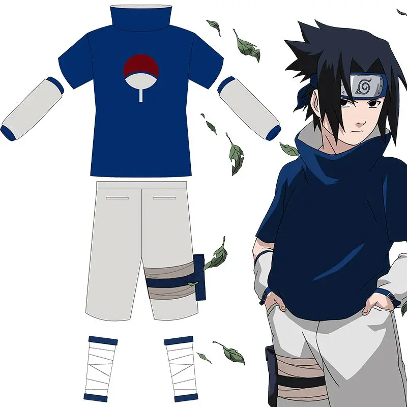 Japan Anime Naruto Cosplay Uchiha Sasuke Costumes 1st Unisex Fancy Party Uniform Complete Full Set for Halloween
Japan Anime Naruto Cosplay Uchiha Sasuke Costumes 1st Unisex Fancy Party Uniform Complete Full Set for Halloween