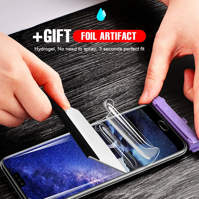 Full Curved Hydrogel Protective Film On The For Huawei Honor 10 8 9 8x Max P20 Lite Screen Protector Film For P20 Pro Not Glass
Full Curved Hydrogel Protective Film On The For Huawei Honor 10 8 9 8x Max P20 Lite Screen Protector Film For P20 Pro Not Glass