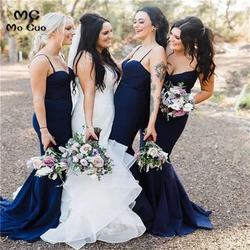 2019 In Stock Navy Blue Mermaid Bridesmaid Dresses Prom Evening Wedding Party Dress Custom Made Women Bridesmaid Dress Long
2019 In Stock Navy Blue Mermaid Bridesmaid Dresses Prom Evening Wedding Party Dress Custom Made Women Bridesmaid Dress Long