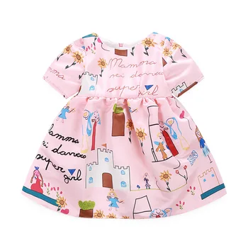 Roimyal Wholesale free shipping 2019 Summer new Girl Short Sleeve Cartoon Graffiti Printed Princess Dresses toddler kids dress
Roimyal Wholesale free shipping 2019 Summer new Girl Short Sleeve Cartoon Graffiti Printed Princess Dresses toddler kids dress