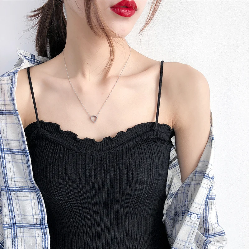 Summer Women Fashion Slim Knitting Ruffled Camis Tops Girls Knitted Tank Tops Sleeveless T-shirts Tees
Summer Women Fashion Slim Knitting Ruffled Camis Tops Girls Knitted Tank Tops Sleeveless T-shirts Tees