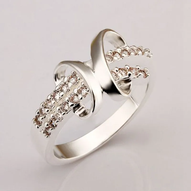 Посеребренная кольцо стерлингового серебра--Jewelry Кольцо заводские цены моды