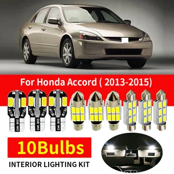 10pcs Xenon White LED Light Bulbs Interior Package Kit For 2013 2014 2015 Honda Accord 12V Auto Map Dome License Plate Lamp
10pcs Xenon White LED Light Bulbs Interior Package Kit For 2013 2014 2015 Honda Accord 12V Auto Map Dome License Plate Lamp