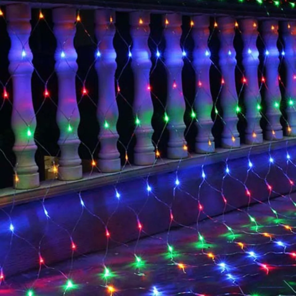 Outdoor 320 LED String Light Multi Color Waterproof Fishing Net Mesh Holiday Decoration Light for Wedding Party
Outdoor 320 LED String Light Multi Color Waterproof Fishing Net Mesh Holiday Decoration Light for Wedding Party