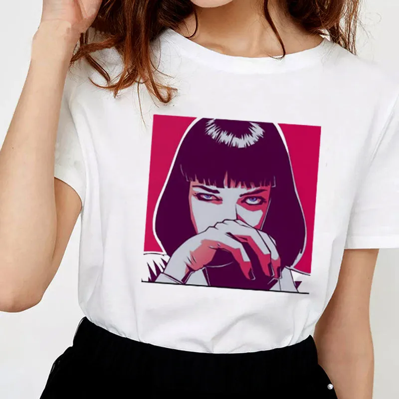 T Shirts Women 2019 Summer Japanese Girl Pink Printing Tshirt Women Grunge Vogue 90s Casual Short Sleeve T-shirt Women Tee Tops
T Shirts Women 2019 Summer Japanese Girl Pink Printing Tshirt Women Grunge Vogue 90s Casual Short Sleeve T-shirt Women Tee Tops