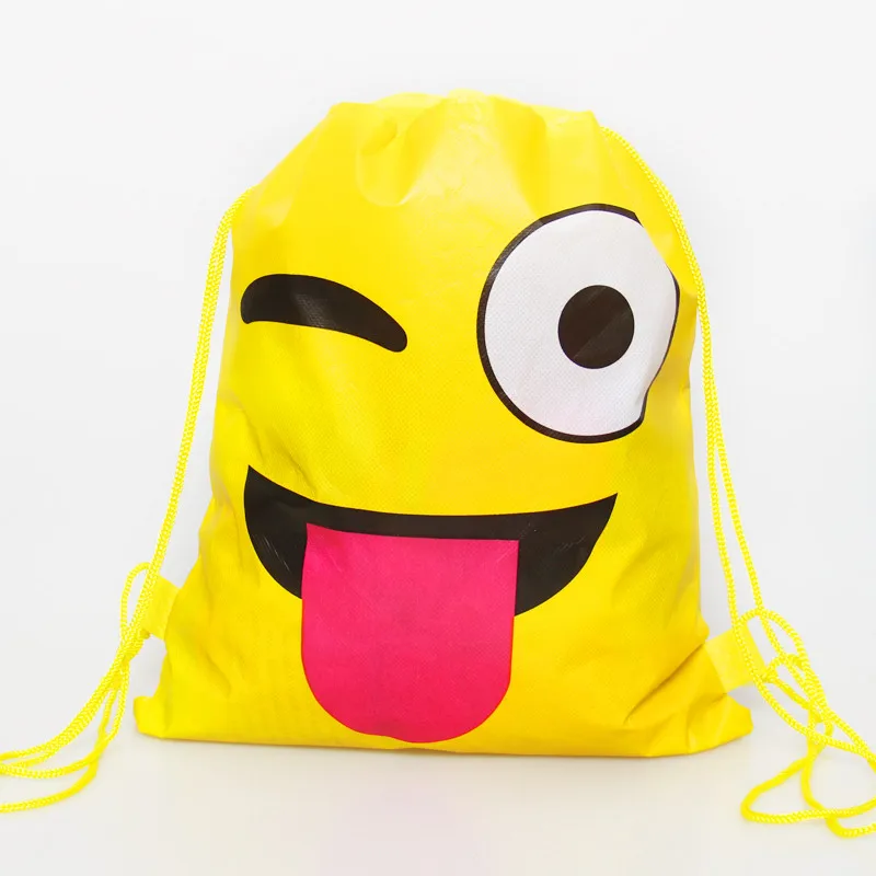 1pcs Funny Yellow 3D Printing Emoji Drawstring Bags Gift Bags Birthday Party Decorations Kids Adult Emoji Backpack Storage Bags
1pcs Funny Yellow 3D Printing Emoji Drawstring Bags Gift Bags Birthday Party Decorations Kids Adult Emoji Backpack Storage Bags