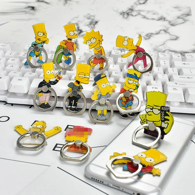 Cute Cartoon Finger Ring Phone Holder The Simpsons Moblie Grip Stand for Smartphones Iphone 7 8 Plus X Xiaomi Mi 8 9 Huawei P30
Cute Cartoon Finger Ring Phone Holder The Simpsons Moblie Grip Stand for Smartphones Iphone 7 8 Plus X Xiaomi Mi 8 9 Huawei P30