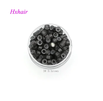 Freeshipping - 20000pcs 5.0mm With Silicone Micro Aluminium Rings / Links Beads / Black D-Brown Brown L-Brown D-Blonde Blonde
Freeshipping - 20000pcs 5.0mm With Silicone Micro Aluminium Rings / Links Beads / Black D-Brown Brown L-Brown D-Blonde Blonde