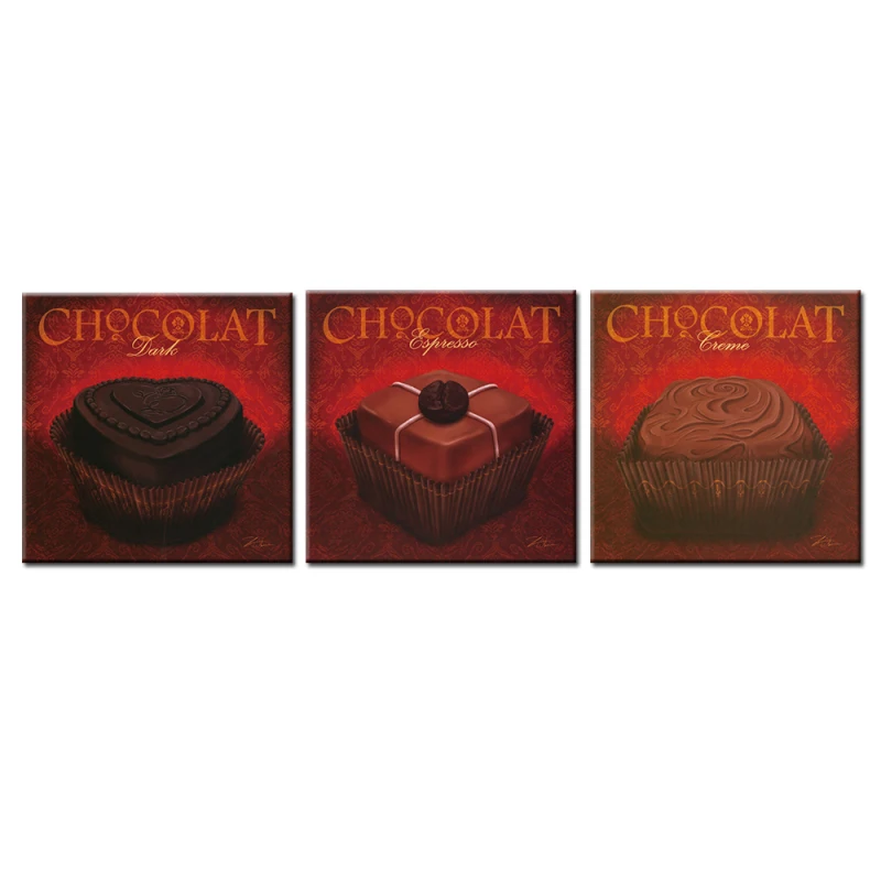 3PCS Delicious chocolate Strong coffee flavor Wall Vintage Oil Painting Prints on Canvas Landscape Pictures Home Decor
3PCS Delicious chocolate Strong coffee flavor Wall Vintage Oil Painting Prints on Canvas Landscape Pictures Home Decor