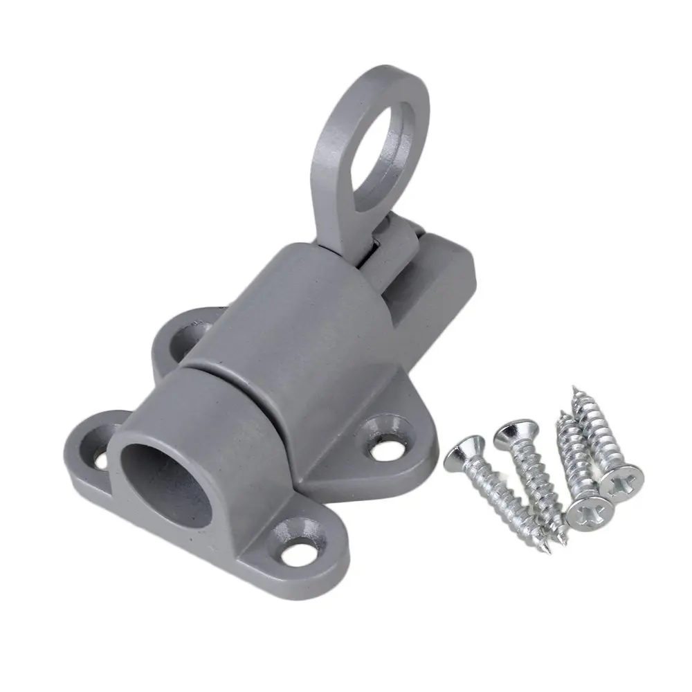 Gray Self Closing Latch Bolt Spring Latch Automatically Aircraft Security Door Guard with Screws
Gray Self Closing Latch Bolt Spring Latch Automatically Aircraft Security Door Guard with Screws