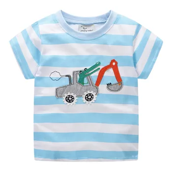 Jumping meters Boys Tshirt Summer Cotton Baby Boy Clothes Forklift Excavator Pattern Children T shirts Toddler Boy Tops Tees
Jumping meters Boys Tshirt Summer Cotton Baby Boy Clothes Forklift Excavator Pattern Children T shirts Toddler Boy Tops Tees