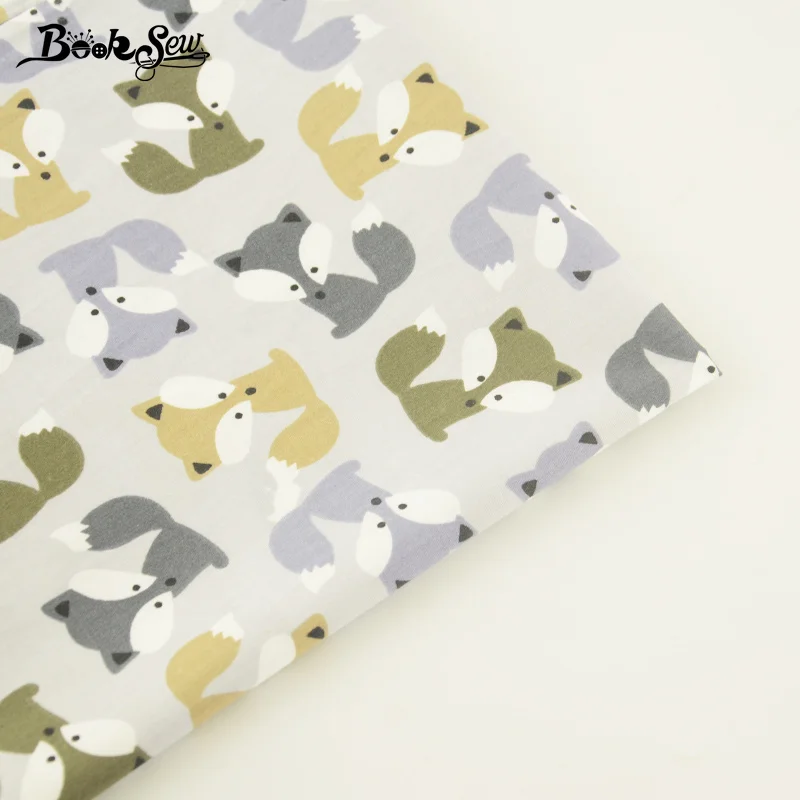 Booksew 100% Cotton Twill Fabric Lovely Foxes Design Sewing Cloth Bed Sheet Quilting Tecido For Baby DIY Patchwork Scrapbooking
Booksew 100% Cotton Twill Fabric Lovely Foxes Design Sewing Cloth Bed Sheet Quilting Tecido For Baby DIY Patchwork Scrapbooking