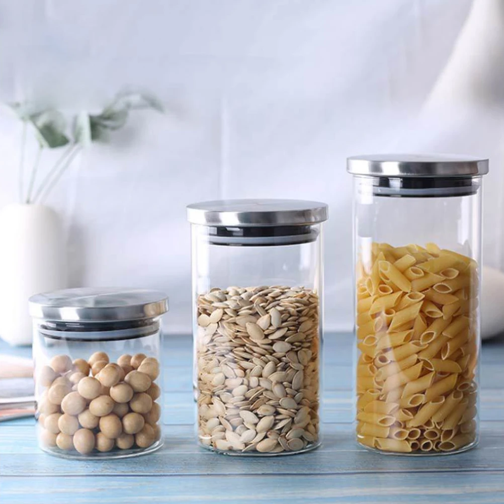 Transparent Glass Dry Grains spices coffee Cookie Food Storage Container Jars Kitchen Organizers Sealing Storage Case
Transparent Glass Dry Grains spices coffee Cookie Food Storage Container Jars Kitchen Organizers Sealing Storage Case