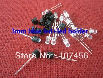 Free Shipping (100pcs) 3mm Ultra Bright Blue water clear LED+led holder/led cover+Fast Shipping for 3mm light-emitting diode
Free Shipping (100pcs) 3mm Ultra Bright Blue water clear LED+led holder/led cover+Fast Shipping for 3mm light-emitting diode