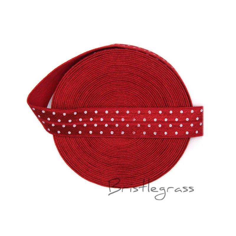 BRISTLEGRASS 5 Yard 5/8" 1.5cm Red Polka Dot Print Fold Over Elastics Spandex Satin Band Kid Hair Hairband Headband Sewing Trims
BRISTLEGRASS 5 Yard 5/8" 1.5cm Red Polka Dot Print Fold Over Elastics Spandex Satin Band Kid Hair Hairband Headband Sewing Trims