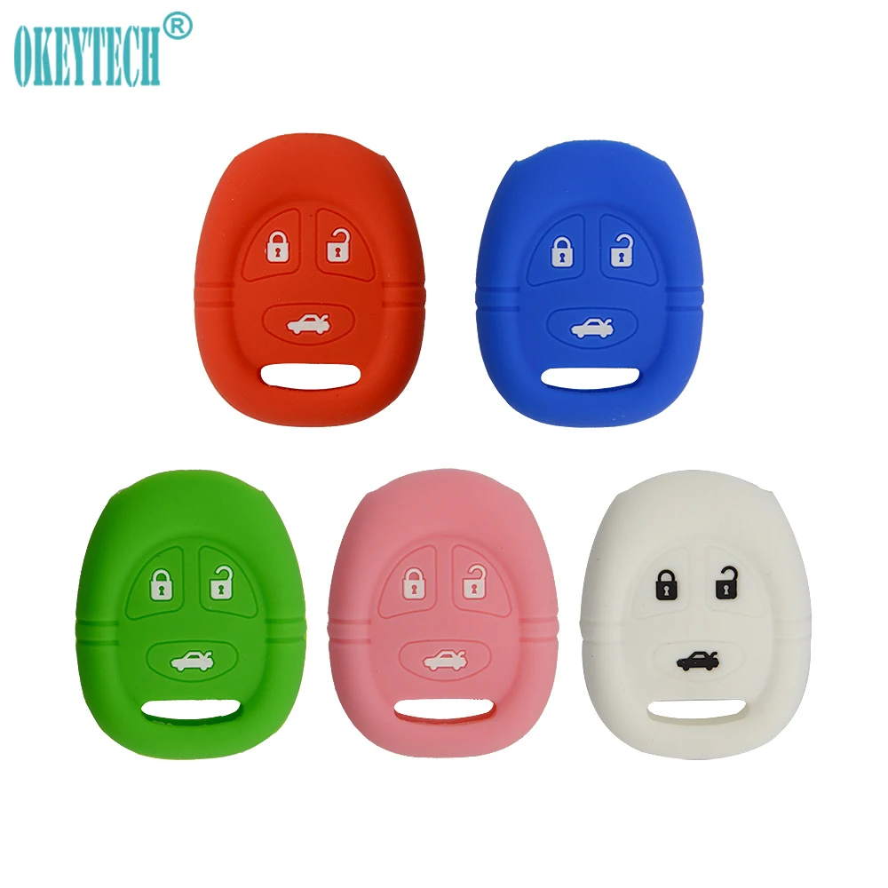 OkeyTech Soft Silicone Rubber Car Key Case Cover Shell 3 Buttons for Saab 9-3 9-5 93 95 Smart Remote Key Fob Key Cover Case
OkeyTech Soft Silicone Rubber Car Key Case Cover Shell 3 Buttons for Saab 9-3 9-5 93 95 Smart Remote Key Fob Key Cover Case