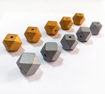 SANSHOOR 20mm Natural Unfinished Wood Gold And Silver Color Geometric Wooden Beads Accessories Jewerly For Diy 100Pcs/lot
SANSHOOR 20mm Natural Unfinished Wood Gold And Silver Color Geometric Wooden Beads Accessories Jewerly For Diy 100Pcs/lot