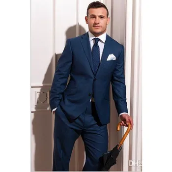 New Custom Made To Measure Blue Groom Wedding Suits For Men Bespoke Men Suit Tailored Tuxedos For Men Blue Slim Fit Wool Suits
New Custom Made To Measure Blue Groom Wedding Suits For Men Bespoke Men Suit Tailored Tuxedos For Men Blue Slim Fit Wool Suits