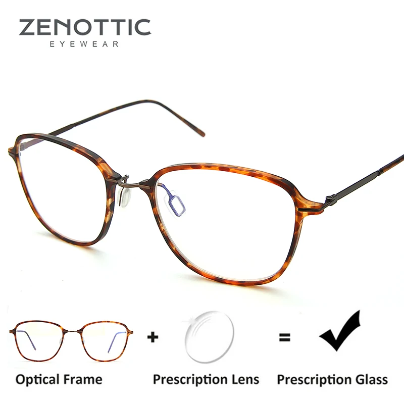 ZENOTTIC Prescription Glasses for Men Frame Anti-Blue-Ray Optical Eyeglasses Myopia Hyperopia Eye Glasses Frame Photochromic New
ZENOTTIC Prescription Glasses for Men Frame Anti-Blue-Ray Optical Eyeglasses Myopia Hyperopia Eye Glasses Frame Photochromic New