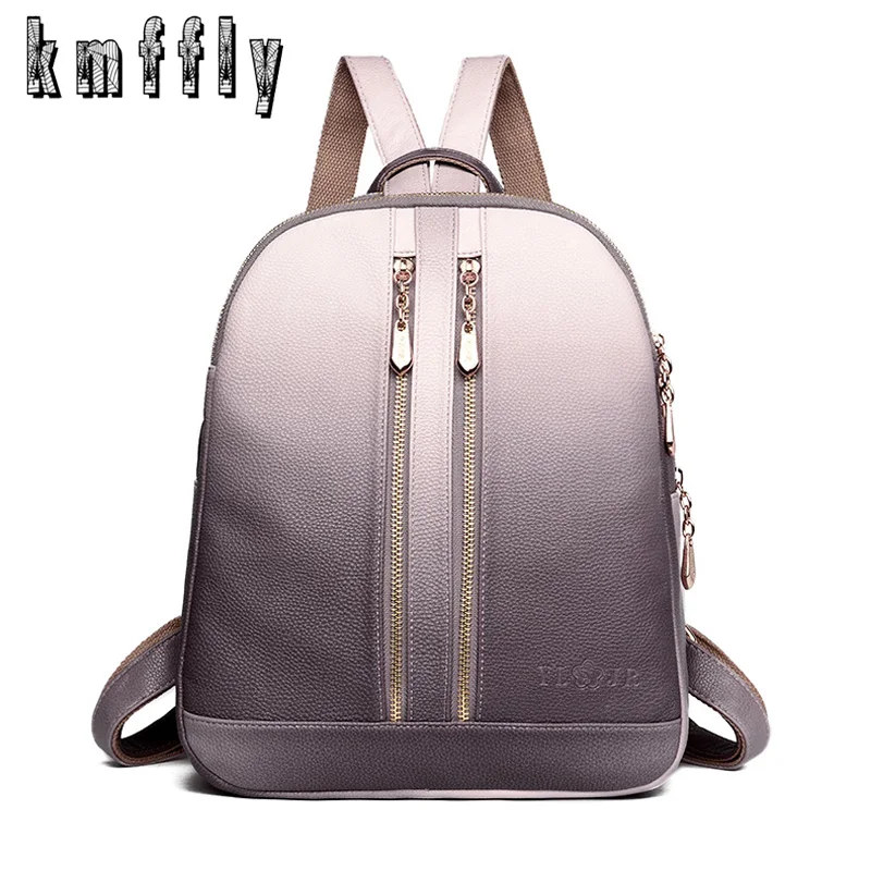 KMFFLY New Women Leather Backpacks For Girls Double Zipper School Backpack Female Travel Shoulder Bagpack Ladies Casual Daypacks
KMFFLY New Women Leather Backpacks For Girls Double Zipper School Backpack Female Travel Shoulder Bagpack Ladies Casual Daypacks