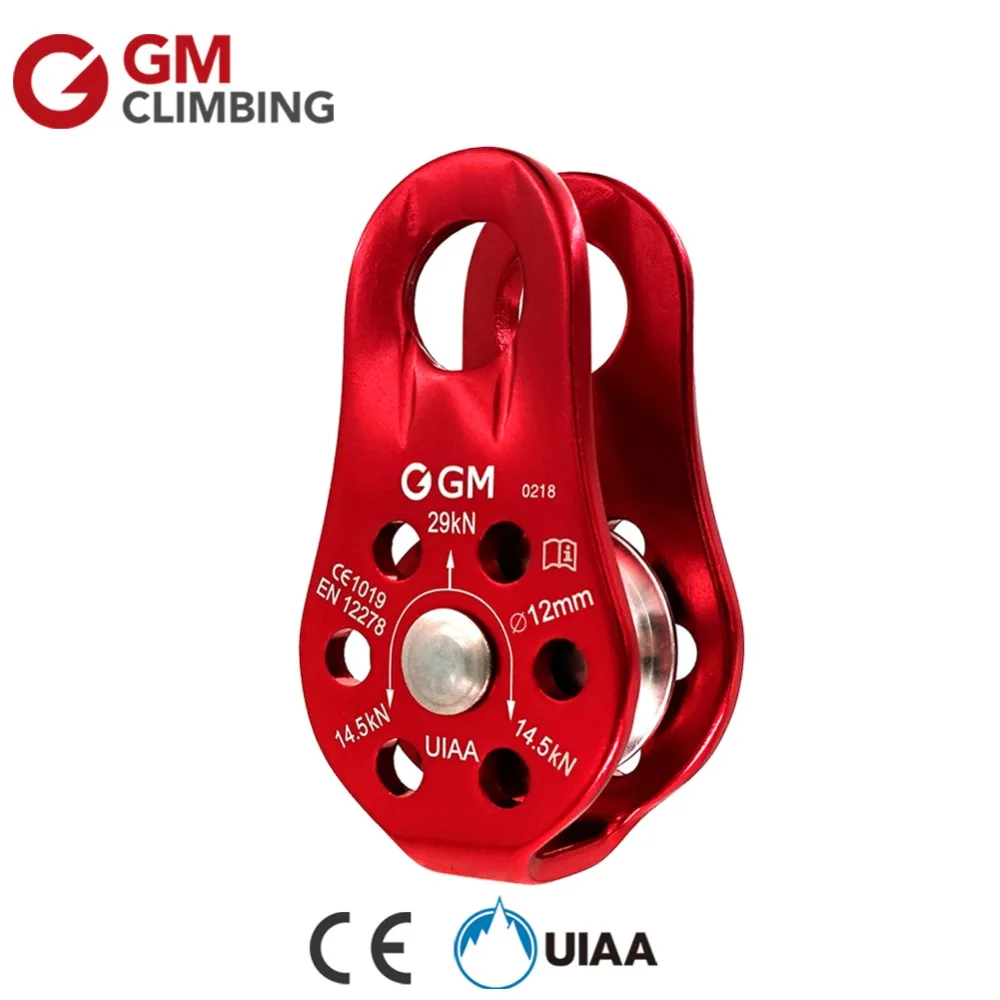 GM Climbing Rope Pulley CE / UIAA 29kN Single Fixed Pulley Mountaineering Rappelling Survival Equipment Travel Kits
GM Climbing Rope Pulley CE / UIAA 29kN Single Fixed Pulley Mountaineering Rappelling Survival Equipment Travel Kits