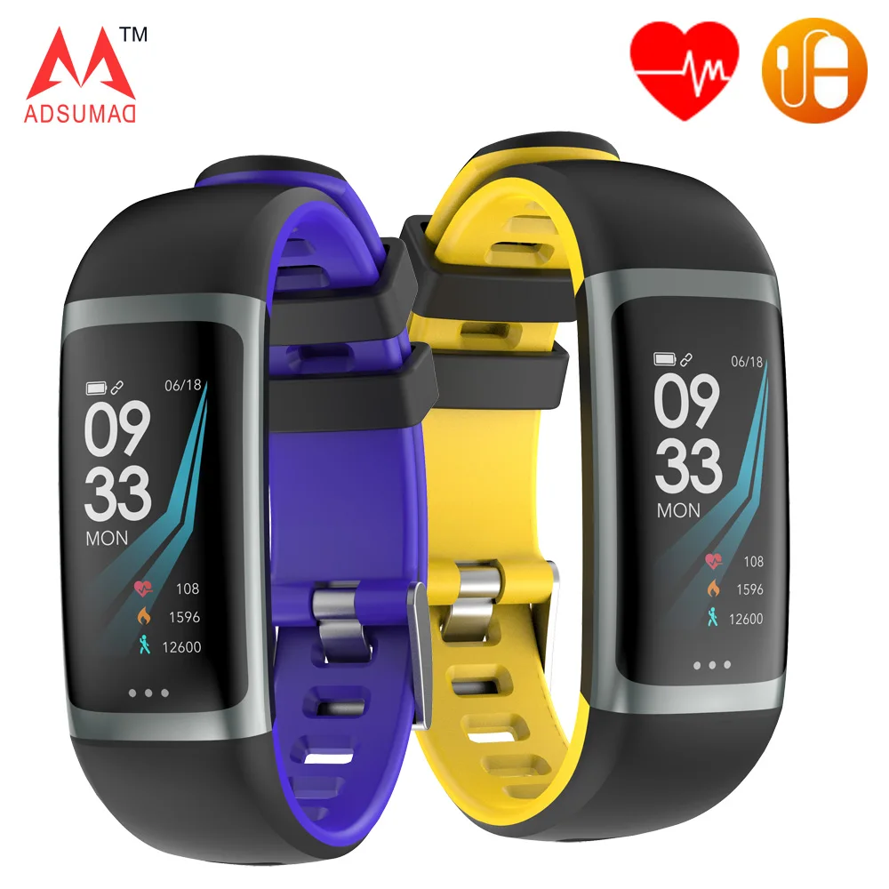 Smart Bracelet G26 Heart Rate Monitoring Blood Pressure Monitoring Waterproof IP67 Fitness Tracker Pedometer 2 Colors strap
Smart Bracelet G26 Heart Rate Monitoring Blood Pressure Monitoring Waterproof IP67 Fitness Tracker Pedometer 2 Colors strap