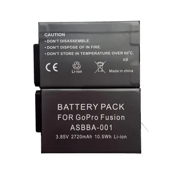 2 x 2720mAh ASBBA-001 Replacement Camera battery with Dual USB Charger for Gopro Fusion 360 Degree Action Camera Battery Pack
2 x 2720mAh ASBBA-001 Replacement Camera battery with Dual USB Charger for Gopro Fusion 360 Degree Action Camera Battery Pack