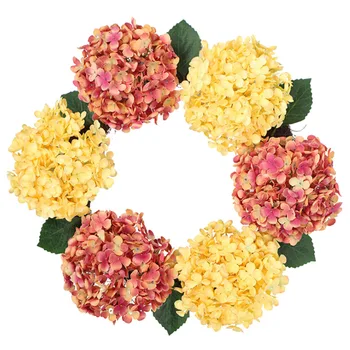 Artificial Hydrangea Flowers Wreath Summer Spring Round Wreath for Front Door Decor Wedding Party Home Decoration
Artificial Hydrangea Flowers Wreath Summer Spring Round Wreath for Front Door Decor Wedding Party Home Decoration