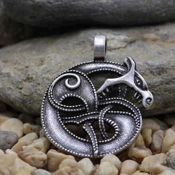 youe shone Viking Retro Wolf Fenrir Norse Mythology Odin And Fenris Pendant Necklace Snake Amulet Jewelry
youe shone Viking Retro Wolf Fenrir Norse Mythology Odin And Fenris Pendant Necklace Snake Amulet Jewelry