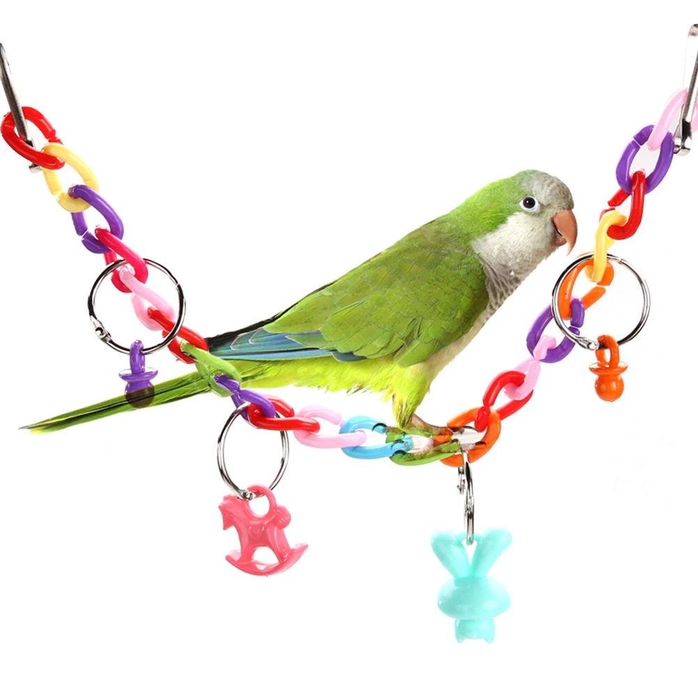Parrot Bird Toys Acrylic Bird Cage Hanging Bridge Swing Ladder Toys for Parrot Parakeet Budgie Cute Funny Pet Bird Accessories
Parrot Bird Toys Acrylic Bird Cage Hanging Bridge Swing Ladder Toys for Parrot Parakeet Budgie Cute Funny Pet Bird Accessories