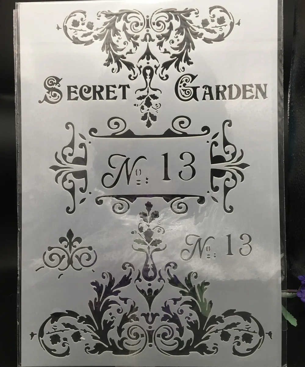 29*21cm A4 Secret Garden DIY Layering Stencils Wall Painting Scrapbook Coloring Embossing Album Decorative Card Template
29*21cm A4 Secret Garden DIY Layering Stencils Wall Painting Scrapbook Coloring Embossing Album Decorative Card Template