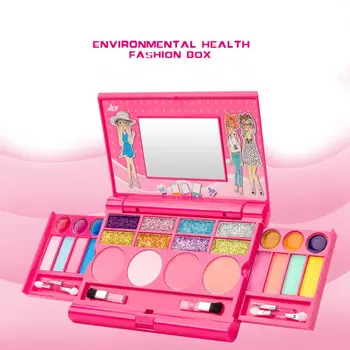 Safe Non Toxic Children Girl Princess Makeup Set Eyeshadow Lipstick Palette Box Kit Pretend Play Toy
Safe Non Toxic Children Girl Princess Makeup Set Eyeshadow Lipstick Palette Box Kit Pretend Play Toy