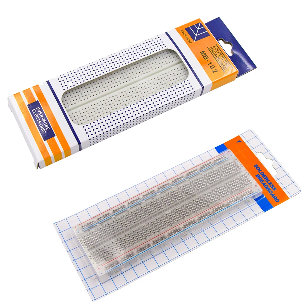 1pcs NEW MB-102 MB102 Breadboard 830Point Solderless PCB Bread Board Test Develop DIY
1pcs NEW MB-102 MB102 Breadboard 830Point Solderless PCB Bread Board Test Develop DIY