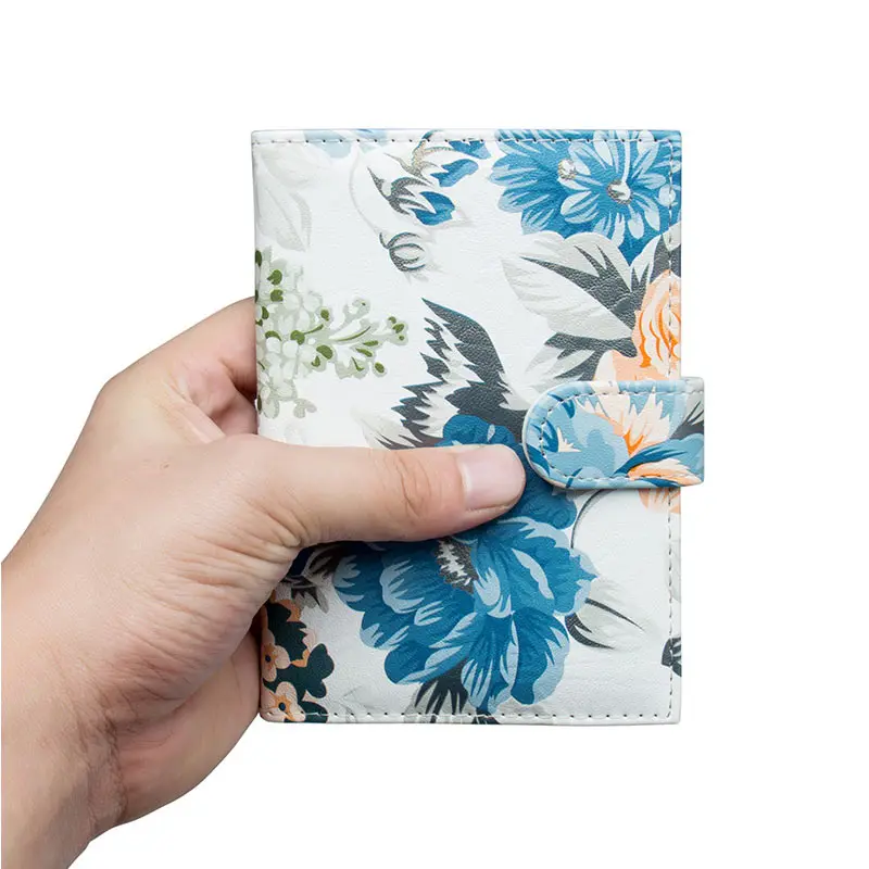 Yiwi Creative Flower Snap PU Leather Passport Book 14.2X9.8CM Passport NoteBook Cover With Card Hold
Yiwi Creative Flower Snap PU Leather Passport Book 14.2X9.8CM Passport NoteBook Cover With Card Hold