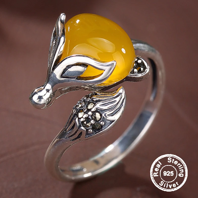 NOT FAKE Poland S925 Fine Fox Animal Ring Sterling Silver lord noble rich Natural Artisan Baltic Semi Gemstone amber cute hot
NOT FAKE Poland S925 Fine Fox Animal Ring Sterling Silver lord noble rich Natural Artisan Baltic Semi Gemstone amber cute hot