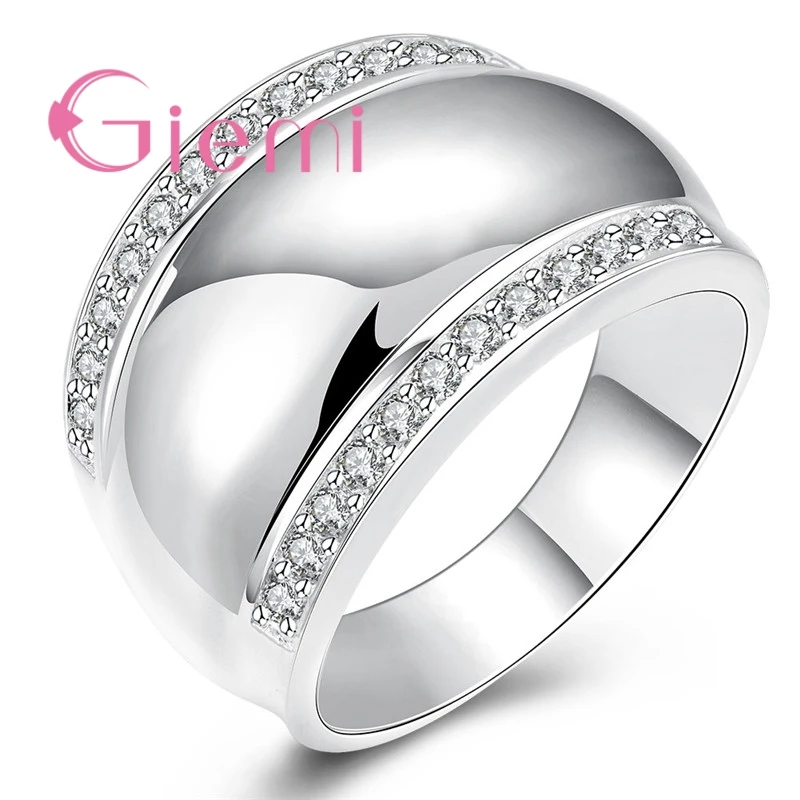 GIEMI Simple Pattern Rings For Women Men Heavy Wide Bands Gifts Real 925 Sterling Silver Cubic Zirconia Aliexpress Hot Selling
GIEMI Simple Pattern Rings For Women Men Heavy Wide Bands Gifts Real 925 Sterling Silver Cubic Zirconia Aliexpress Hot Selling